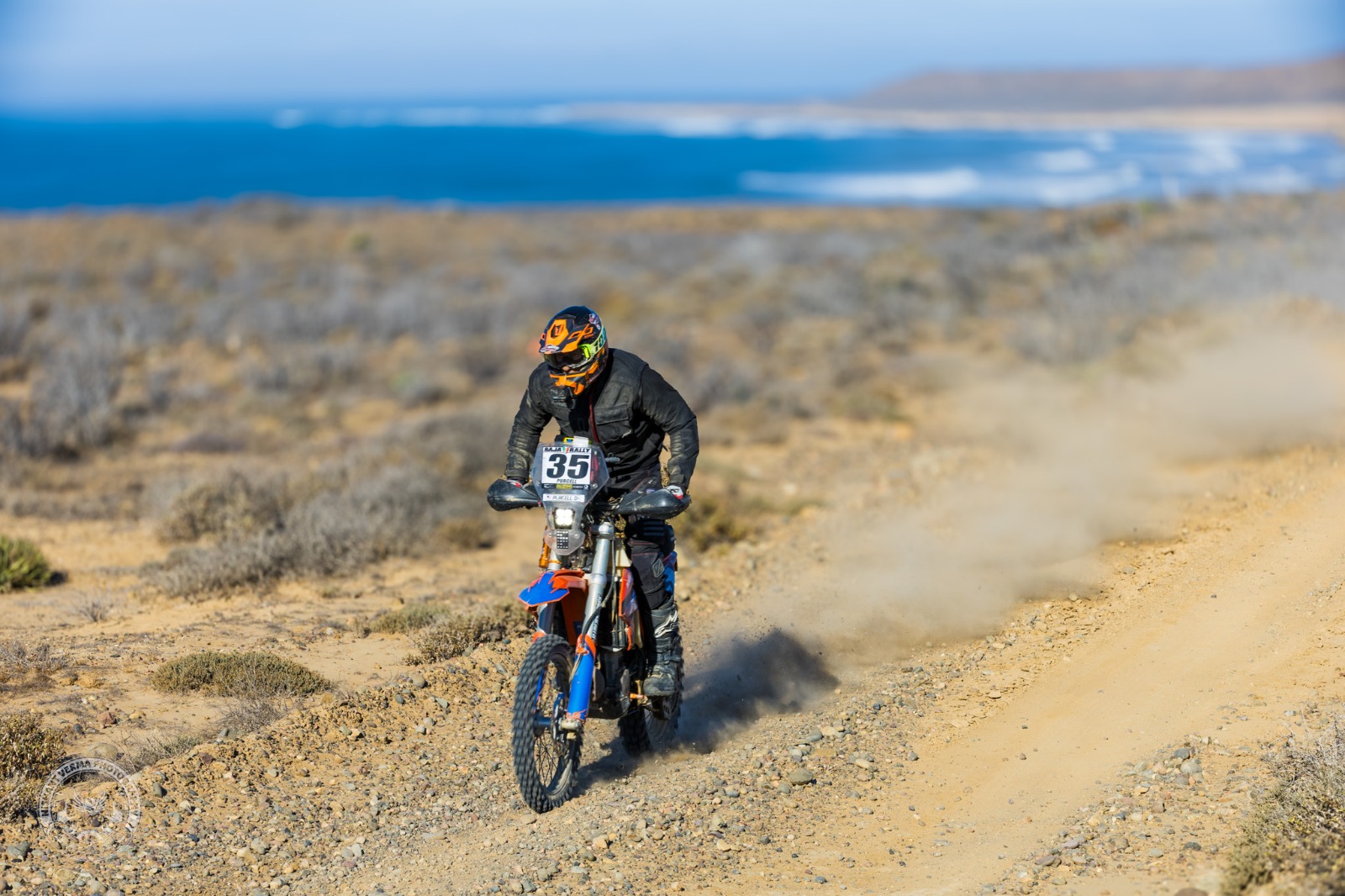 Racing along the Baja coastline